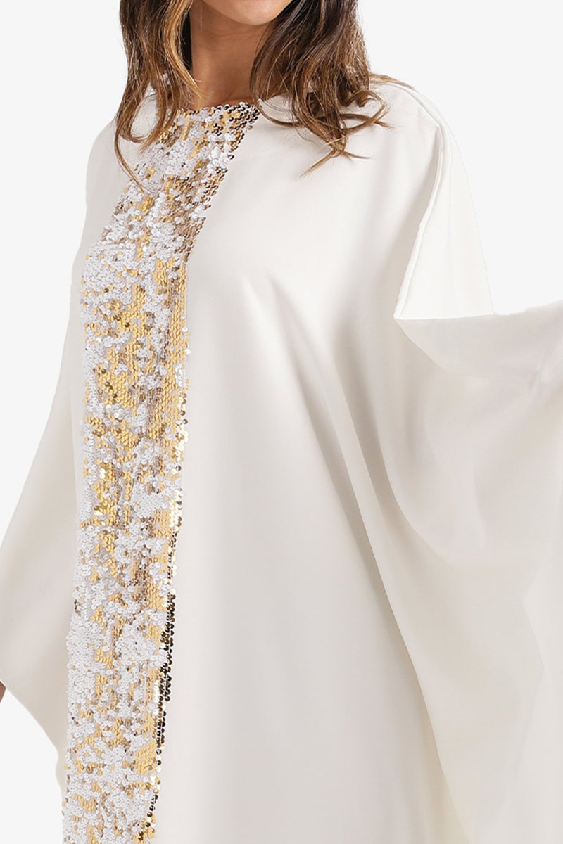 Carina عباءة بحواف لامعة - Image 5